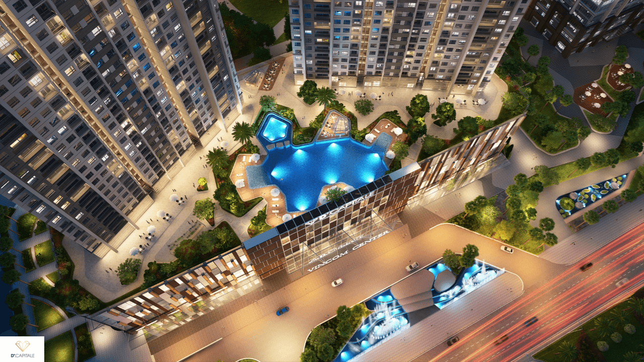 Chung cư Vinhomes D'Capitale - TTTM + Bể bơi ngoài trời trên mái