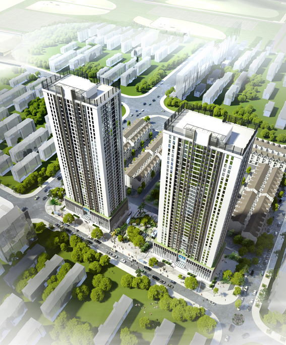 Chung cư A10 Nam Trung Yên - Phối cảnh dự án