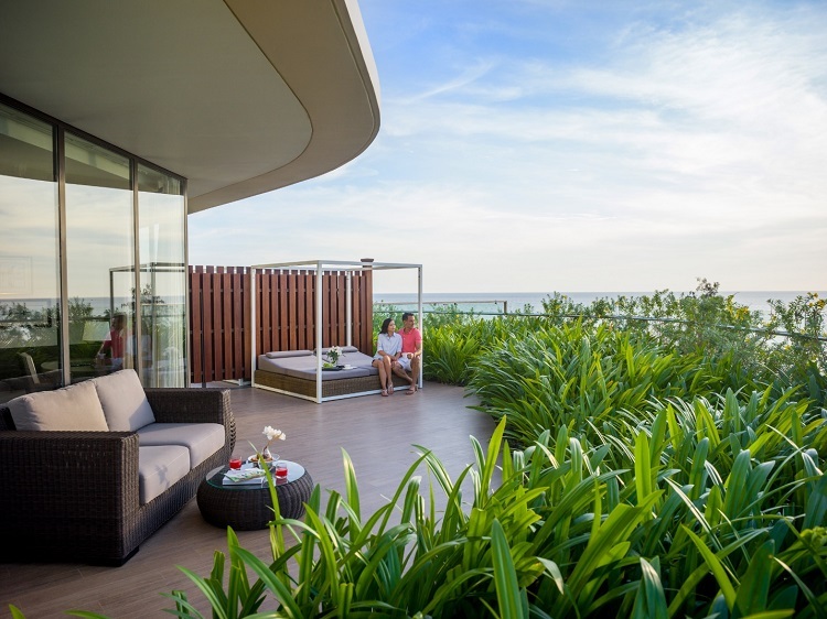 Không gian lãng mạn tại InterContinental Phu Quoc Long Beach thích hợp để nghỉ dưỡng.