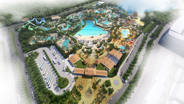 Tổng thể quy mô dự án Phu Quoc Marina Water Park.