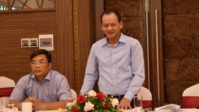 Thứ trưởng Bộ GTVT Nguyễn Nhật đề nghị các đơn vị thi công đẩy nhanh tiến độ, đảm bảo 30/9 dự án Lộ Tẻ-Rạch Sỏi chính thức thông xe tạm.