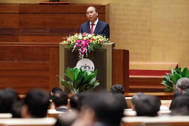 Thủ tướng Nguyễn Xuân Phúc giới thiệu về Chiến lược phát triển kinh tế - xã hội 10 năm 2021 - 2030 và Phương hướng, nhiệm vụ 5 năm tới (2021 - 2025)
