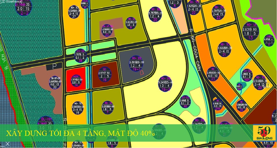 Quy hoạch, mật độ xây dựng lô góc biệt thự E2-1 khu đô thị Bắc Dương Đông 67ha Phú Quốc