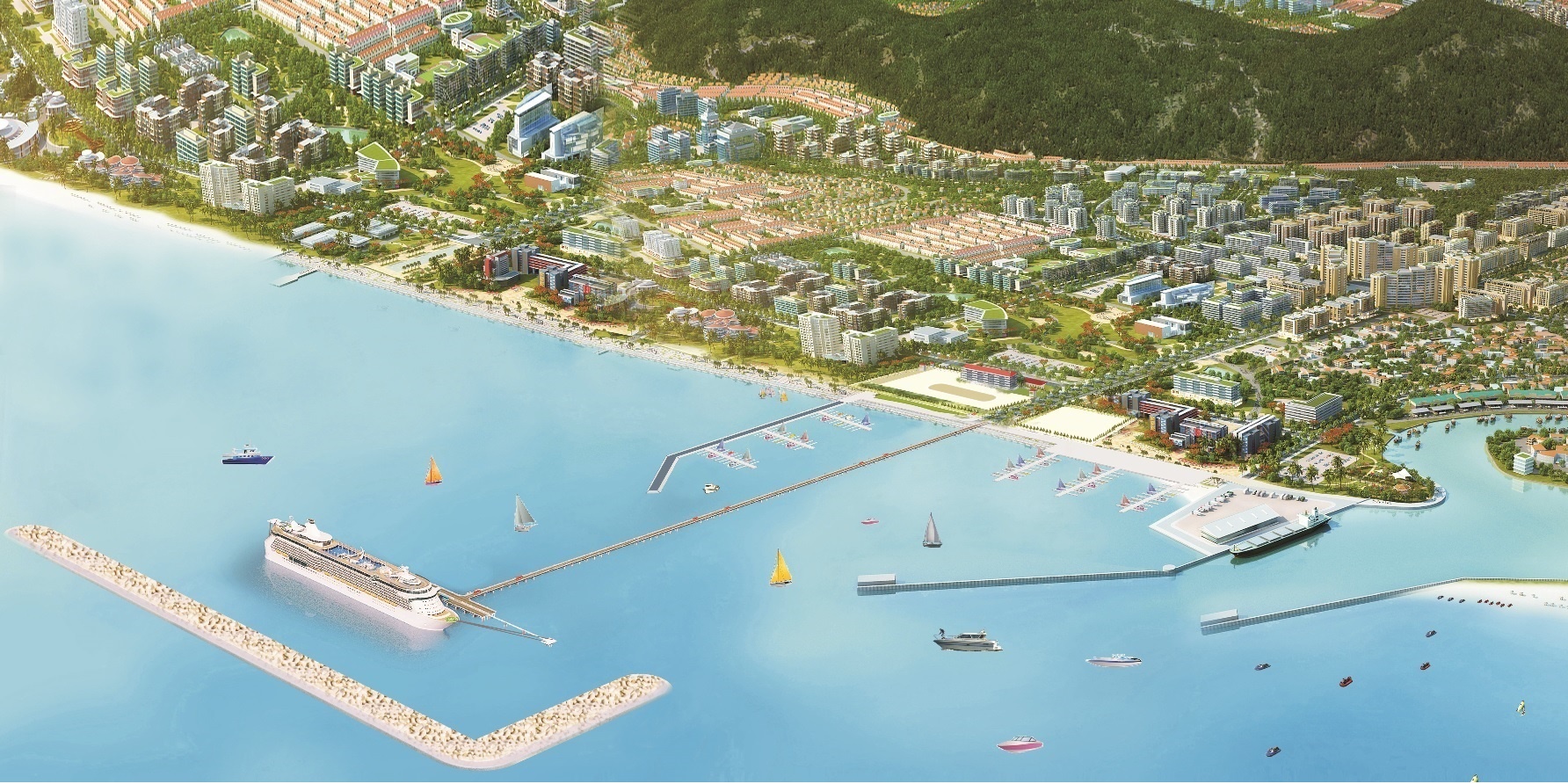 Cảng Hành Khách Quốc Tế Phú Quốc - Phối Cảnh Dự Án