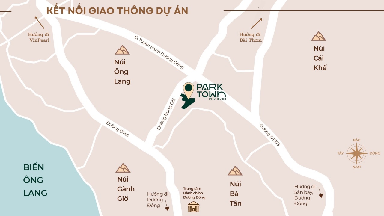 Park Town Phú Quốc - Kết Nối Giao Thông